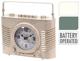 Eπιτραπέζιο ρολόι radio model C37568520 20x7,5x20cm σε 2 επιλογές χρώματος, off white, green 8719987822476