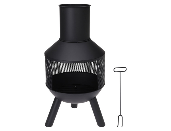 ΤΖΑΚΙΑ ΚΑΙ ΕΣΤΊΕΣ ΦΩΤΙΆΣ ΒΕΡΆΝΤΑΣ - ΚΉΠΟΥ CHIMNEY FIREPLACE METAL H76CM CM7000220