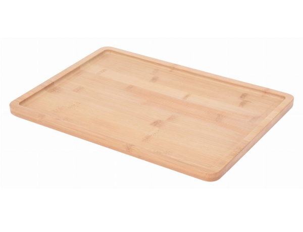 Ξύλινος Δίσκος Σερβιρίσματος Excellent Houseware με διαστάσεις 35 x 25 x 1.5cm - Μπεζ 8719987588044