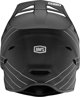 100% Κράνος Full Face Status DH/BMX Carby Silver, Μέγεθος XL (61-62 cm)