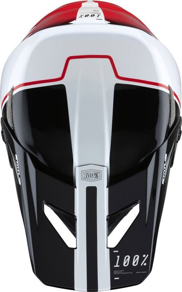 100% Κράνος Full Face Status DH/BMX Carby Silver, Μέγεθος XL (61-62 cm)