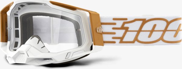100% Racecraft 2 Mayfair Μάσκα Motocross με Διαφανή Αντιθαμβωτικό Φακό & 10 Αποσπώμενα (Tear-offs)