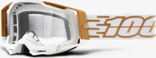100% Racecraft 2 Mayfair Μάσκα Motocross με Διαφανή Αντιθαμβωτικό Φακό & 10 Αποσπώμενα (Tear-offs)