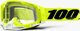 100% Μάσκα Motocross Racecraft 2 Fluo Yellow, Διαφανής Αντιθαμβωτικός Φακός & 10 Tear-offs