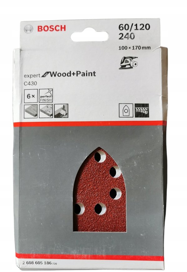 100x170mm MultiSander Sheet, mIX (6)