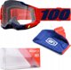 100% Goggles Accuri 2 Kearny - Γυαλιά Off-Road με Διάφανο Αντιθαμβωτικό Φακό (Anti-Fog)