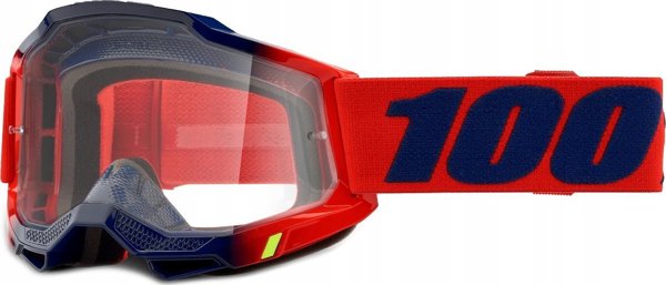 100% Goggles Accuri 2 Kearny - Γυαλιά Off-Road με Διάφανο Αντιθαμβωτικό Φακό (Anti-Fog)