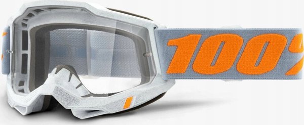 100% Goggle Accuri 2 Lefleur, Γυαλιά Motocross με Διαφανή Αντιθαμβωτικό Φακό, LT 88%-92%