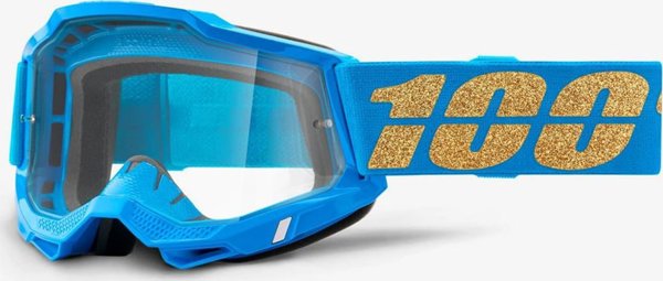 100% Accuri 2 Waterloo Μάσκα Motocross με Διαφανή Αντιθαμβωτικό Φακό (LT 88%-92%)