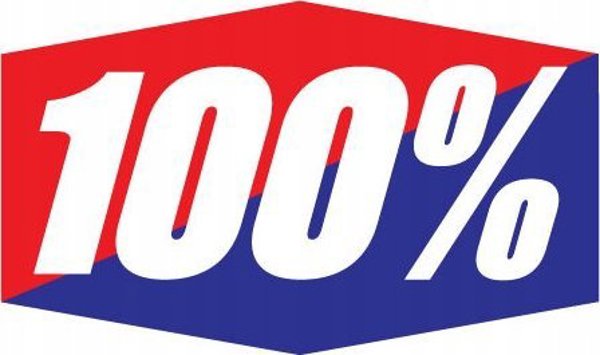 100% Accuri 2 Waterloo Μάσκα Motocross με Διαφανή Αντιθαμβωτικό Φακό (LT 88%-92%)
