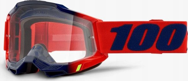 100% Accuri 2 Waterloo Μάσκα Motocross με Διαφανή Αντιθαμβωτικό Φακό (LT 88%-92%)