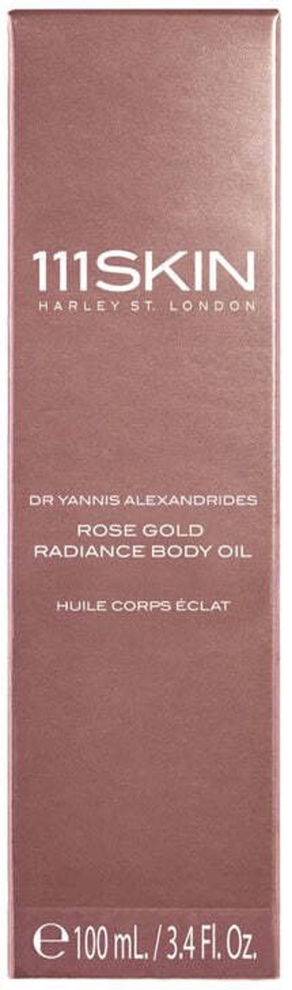 111SKIN Rose Gold διαχρονικό λαμπερό λάδι σώματος 100 ml