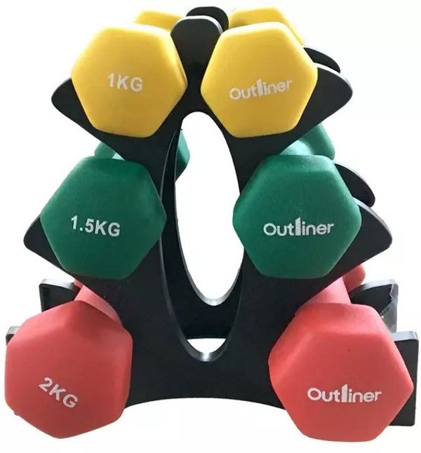 12KG NEOPRENE DUMBBELL WITH RAK
