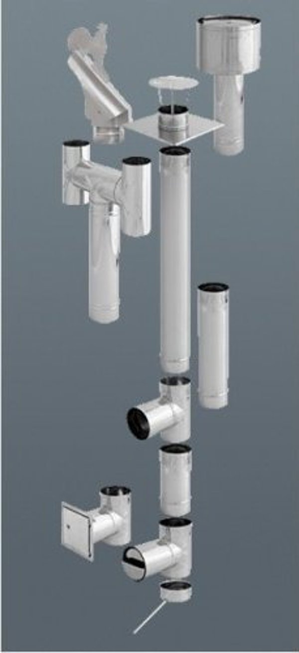 Spiroflex Ανοξείδωτος Λείος Σωλήνας 140mm, Μήκος 1m