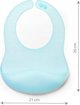 BabyOno Σαλιάρα Σιλικόνης 1598/03 Ultra Λεπτή, Αδιάβροχη