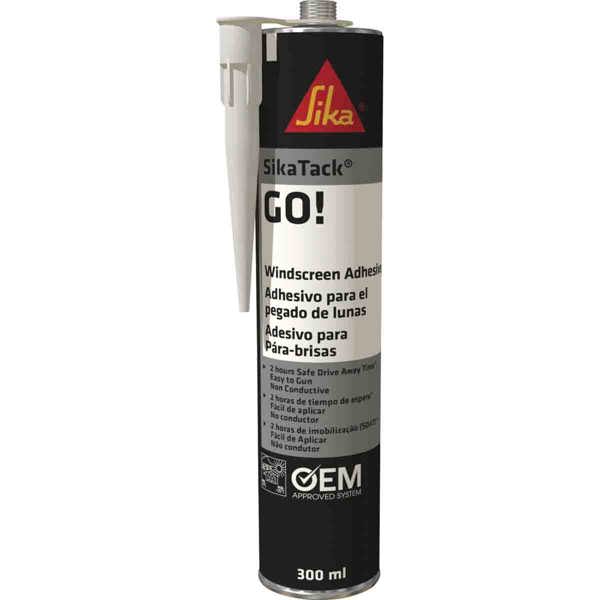 Sika Sikafack Go Κόλλα Παρμπρίζ 300ml Μαύρο - Επαγγελματική Συγκολλητική Φύσιγγα