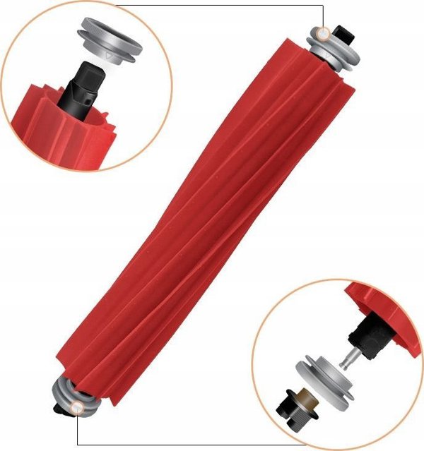 1x Κύλινδρος Βούρτσα Κύρια Βούρτσα για Xiaomi Roborock Q Revo / QRevo / Q-Revo