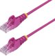 2.5M PINK SLIM CAT6 CABLE