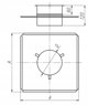 SpiroFlex Πλάκα Στέγης Εξαερισμού 200mm, Ανοξείδωτη, 2 Θέσεων