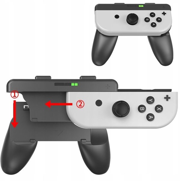 2x Χειρολαβές Pad για Joy-con Nintendo Switch / OLED / Jys-ns226 / 2x Λευκό