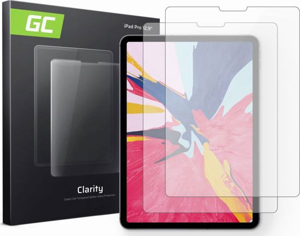 GC Clarity Σκληρυμένο Γυαλί για Apple iPad Pro 12.9 (2018/2020), 2 Τεμάχια
