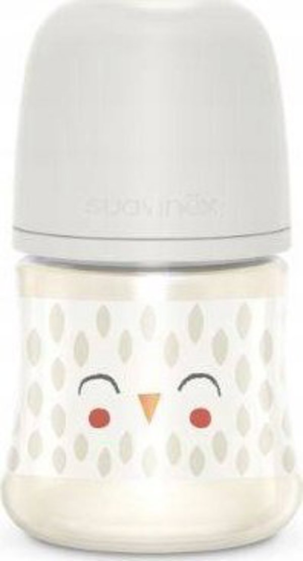 Suavinex Μπιμπερό Bonhomia 150ml με Φυσιολογική Θηλή SX Pro Αργής Ροής - Μπεζ Κουκουβάγια