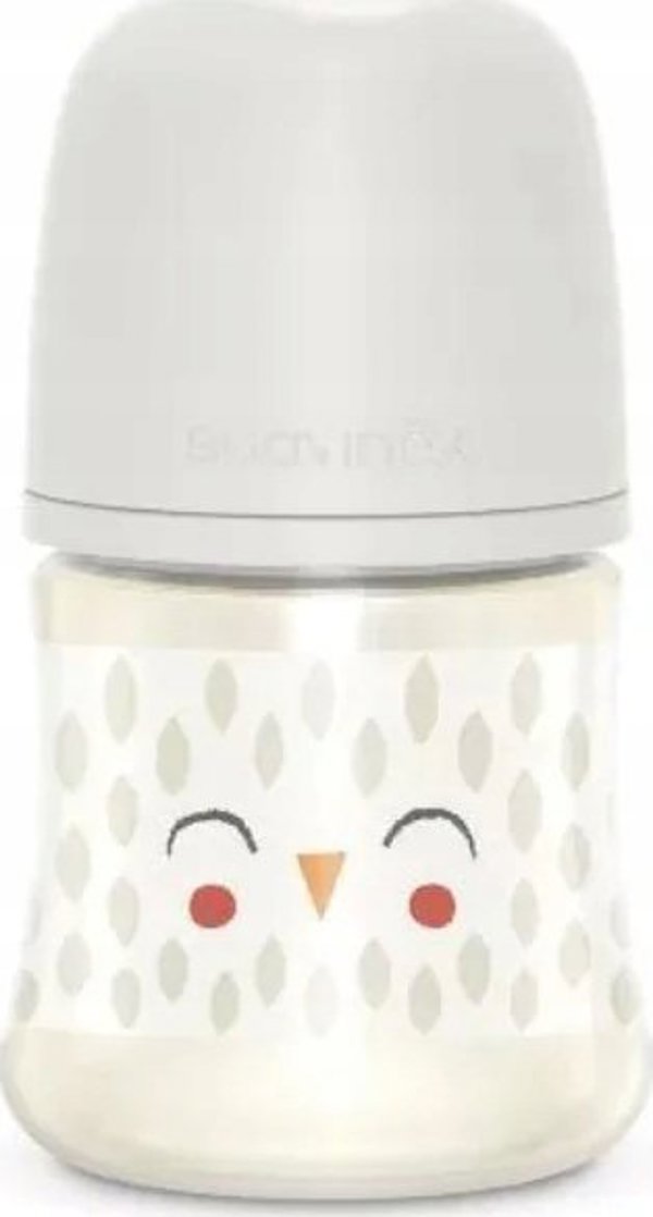 Suavinex Μπιμπερό Bonhomia 150ml με Φυσιολογική Θηλή SX Pro Αργής Ροής - Μπεζ Κουκουβάγια
