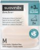 Suavinex Zero Zero Πιπίλες Μπιμπερό, Μεσαία Ροή (M), 2 Τεμάχια