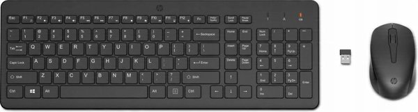 HP 330 Ασύρματο Σετ Πληκτρολόγιο και Ποντίκι, Ελληνικό Layout, Μαύρο