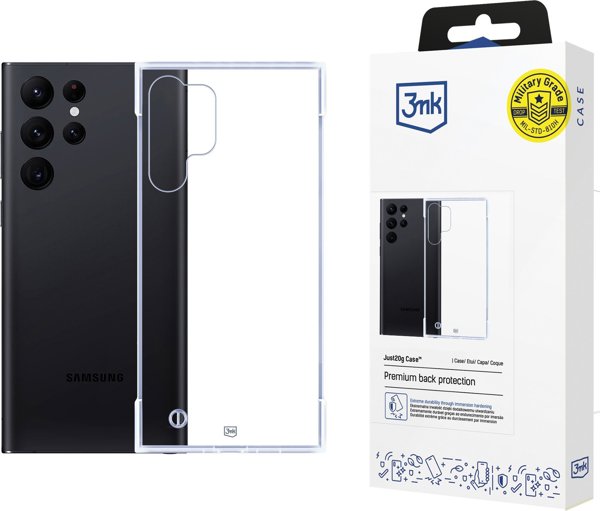 3MK Θήκη Just20g Clear Case για Samsung Galaxy S24 Ultra - Διαφανής