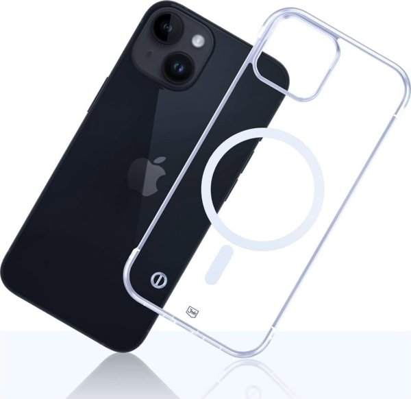 3MK Θήκη Just20g MagCase για Apple iPhone 14, Ultralight Προστατευτική Θήκη με Πιστοποίηση Military Grade, Διάφανη
