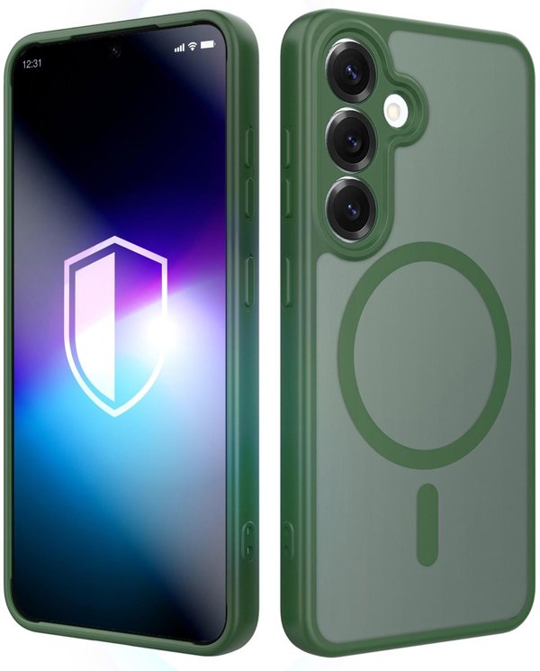 Θήκη 3MK Misty MagCase για Samsung Galaxy S25, Πράσινη