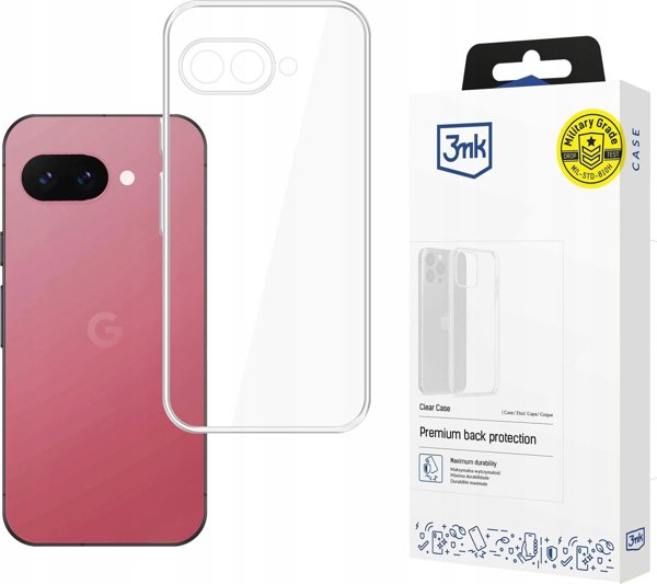 Θήκη 3MK Clear Case για Google Pixel 9A, Διαφανής, TPU, Back Cover