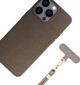 3mk Smycz do telefonu EasyClip Elite - Taupe (beżowa ze złotymi dodatkami) [outlet]