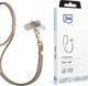 3mk Smycz do telefonu EasyClip Elite - Taupe (beżowa ze złotymi dodatkami) [outlet]