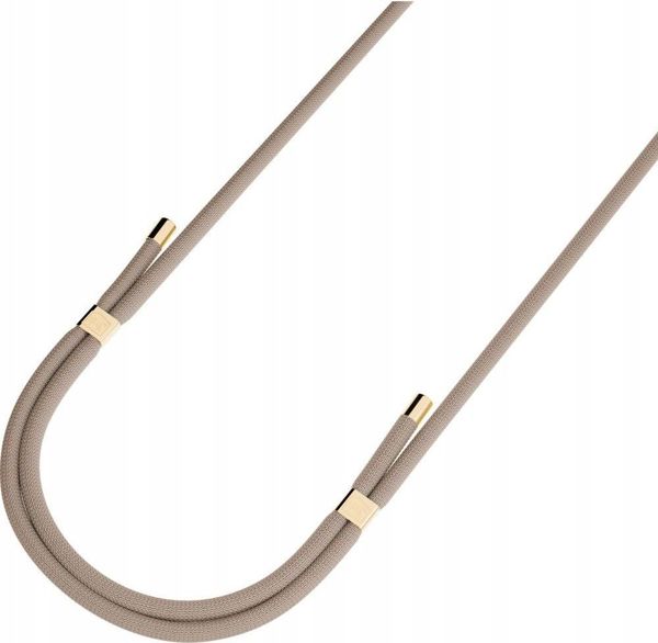 3mk Smycz do telefonu EasyClip Elite - Taupe (beżowa ze złotymi dodatkami) [outlet]