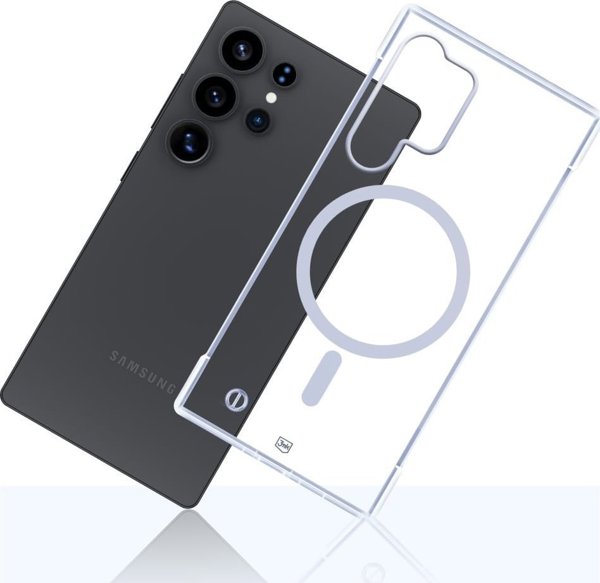 3MK Θήκη MagCase Just20g για Samsung Galaxy S25 Ultra, Διαφανής Αντικραδασμική Προστασία