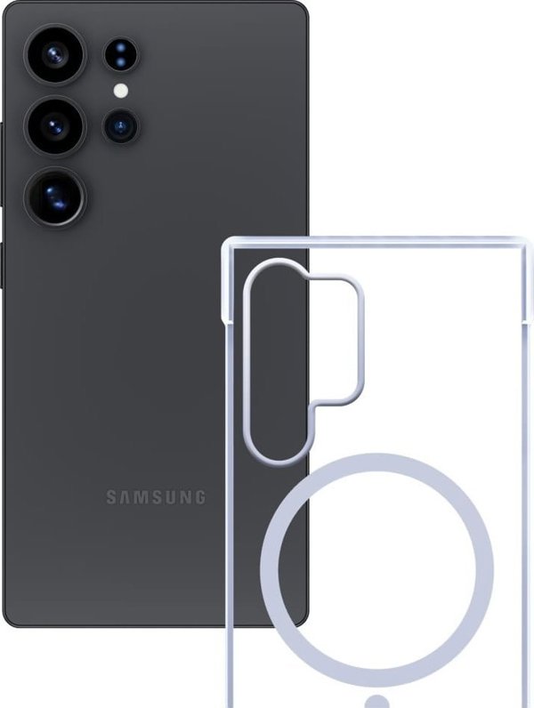 3MK Θήκη MagCase Just20g για Samsung Galaxy S25 Ultra, Διαφανής Αντικραδασμική Προστασία