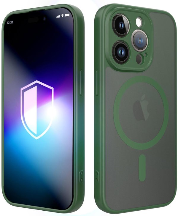 3MK Θήκη Misty MagCase για Apple iPhone 14 Pro, Πράσινο