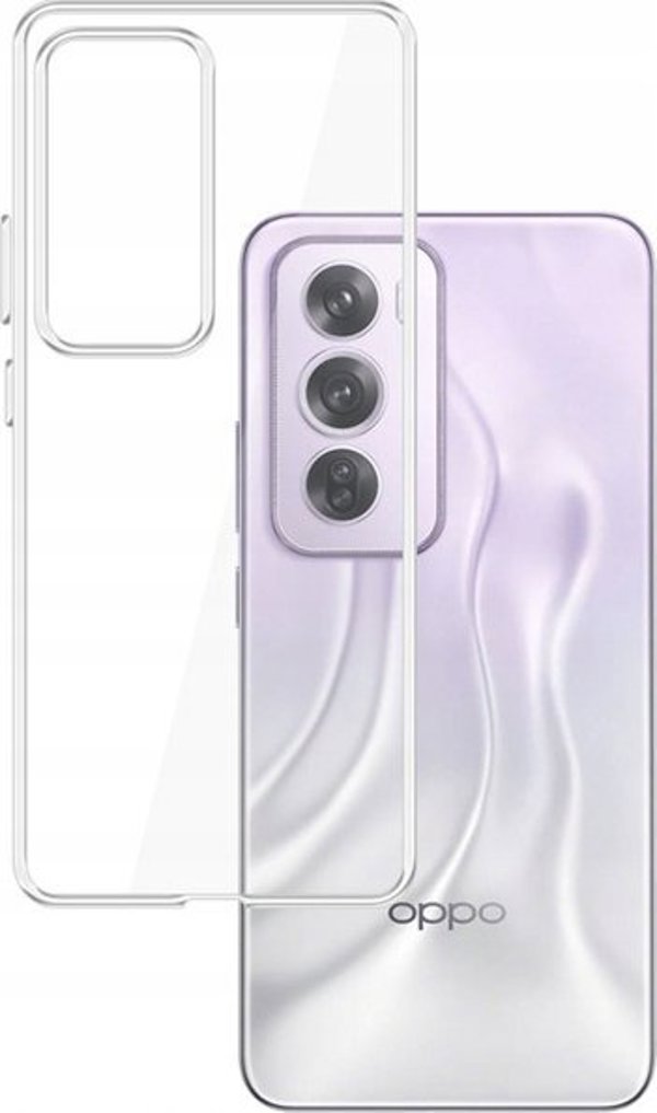 3MK Θήκη για Oppo Reno 12 Pro Διάφανη Προστατευτική Θήκη Smartphone