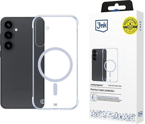 3MK Θήκη Just20g MagCase για Samsung Galaxy S25+ - Ultralight & Military Grade Protective Case
