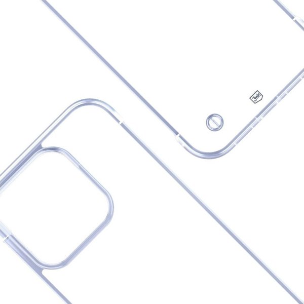 3MK Θήκη Just20g Clear Case για Apple iPhone 13 Pro Max, Διαφανής, Ελαφριά Προστασία