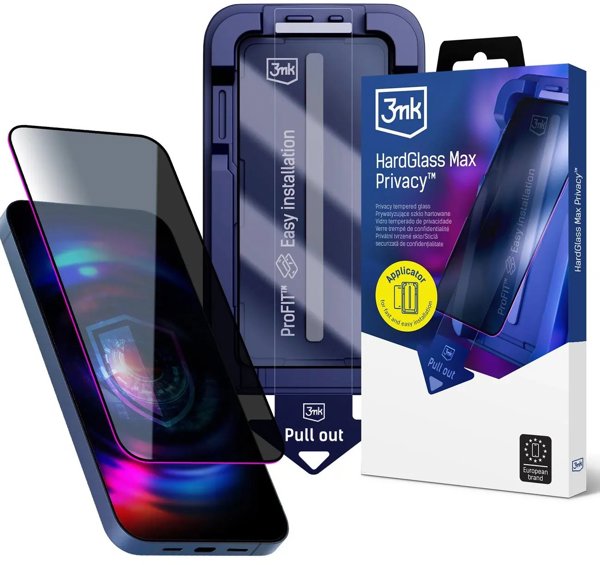 3MK Προστατευτικό Οθόνης HardGlass Max Privacy για Samsung Galaxy A37 - Tempered Glass