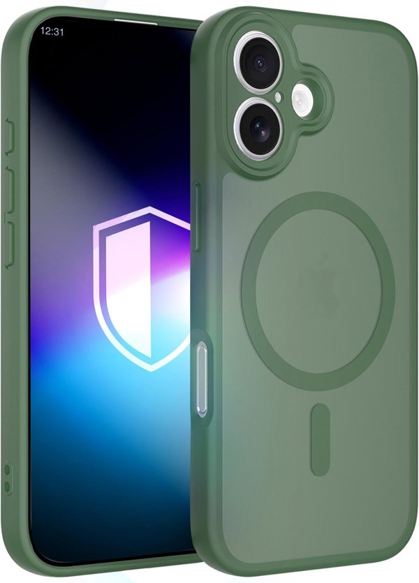 Θήκη 3MK Misty MagCase για Apple iPhone 16 - Πράσινο
