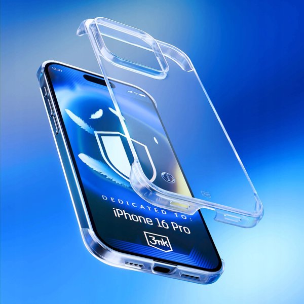 Θήκη 3MK Just20g Clear Case για Apple iPhone 16 Pro, Διαφανής