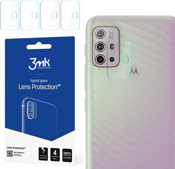 3MK Προστατευτικό Φακού Κάμερας FlexibleGlass για Motorola Moto G10 - 4 Τεμάχια
