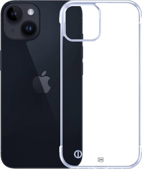 3MK Θήκη Just20g Clear Case για Apple iPhone 15 Plus - Διαφανής, Λεπτή & Ελαφριά