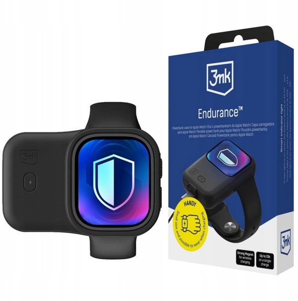3mk Endurance Powerbank Case for Apple watch 40 mm/41 mm 2,5W 1200mAh USB-C Black