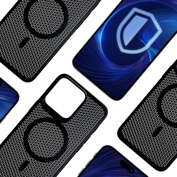 3MK MagCase Θήκη Προστασίας με Ψύξη για iPhone 16 Pro Max - Μαύρη