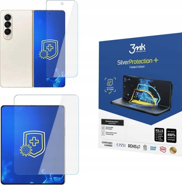 3MK Μεμβράνη Προστασίας SilverProtection+ για Samsung Galaxy Z Fold 4, Αντιμικροβιακή